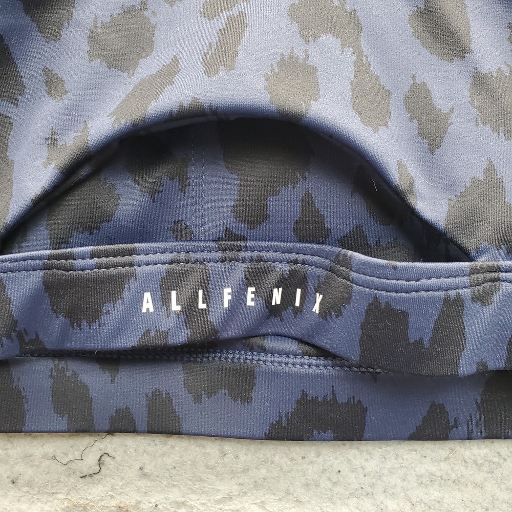 Allfenix Sports Bra Womens Large Multi Leopard Print Stretch Athletic Racerback - Picture 6 of 7